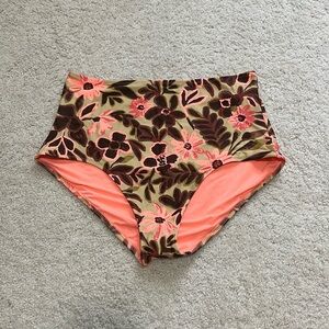 Aerie Women’s High Waisted Bikini Bottom in Iced Apricot